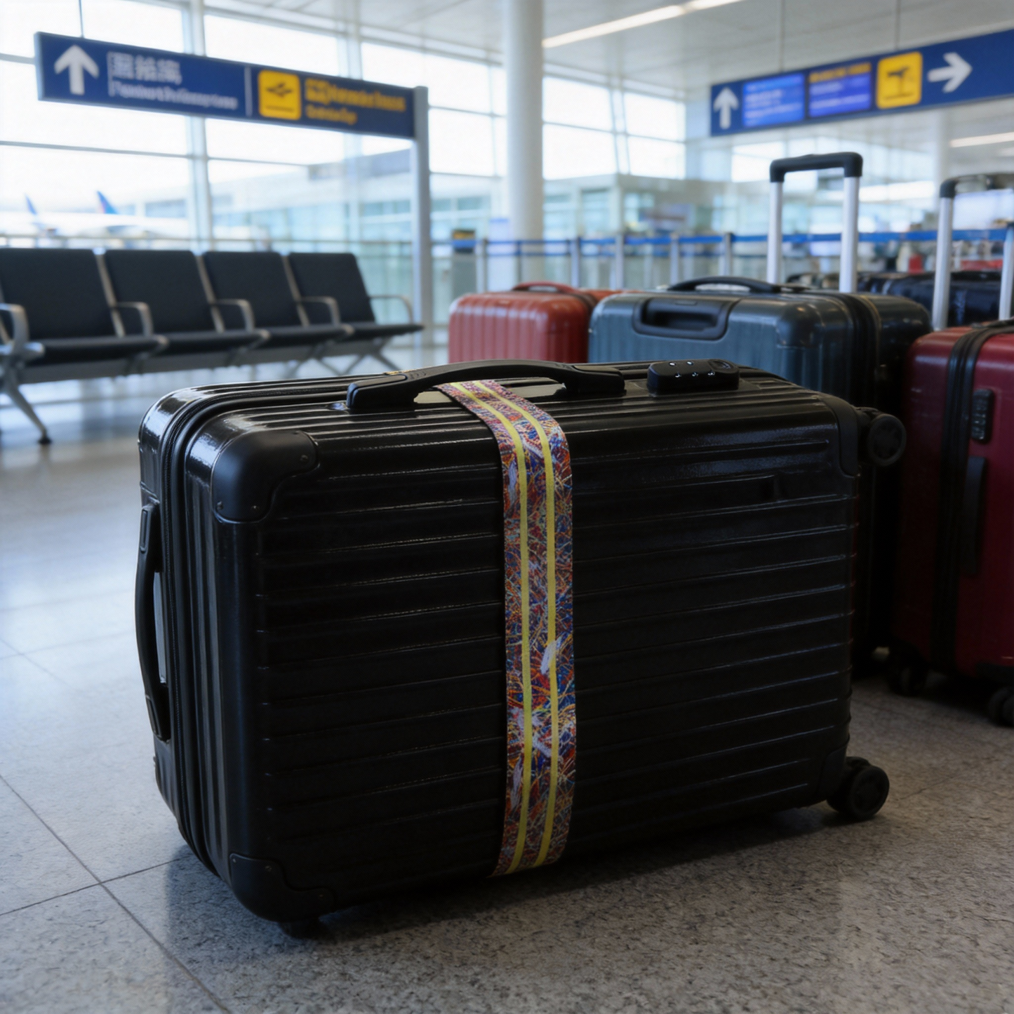 周藝文|日月星 《被困擾的哲學之二》行李箱帶 The Second Philosophy of Being Troubled Suitcase strap