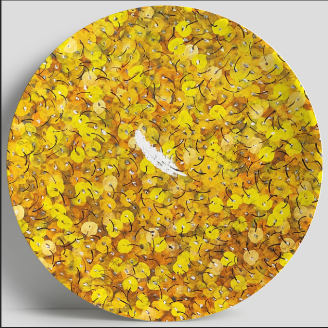 周藝文|日月星 《愛在深秋》陶瓷盤 Love in Late Autumn Co-branded Ceramic Plates