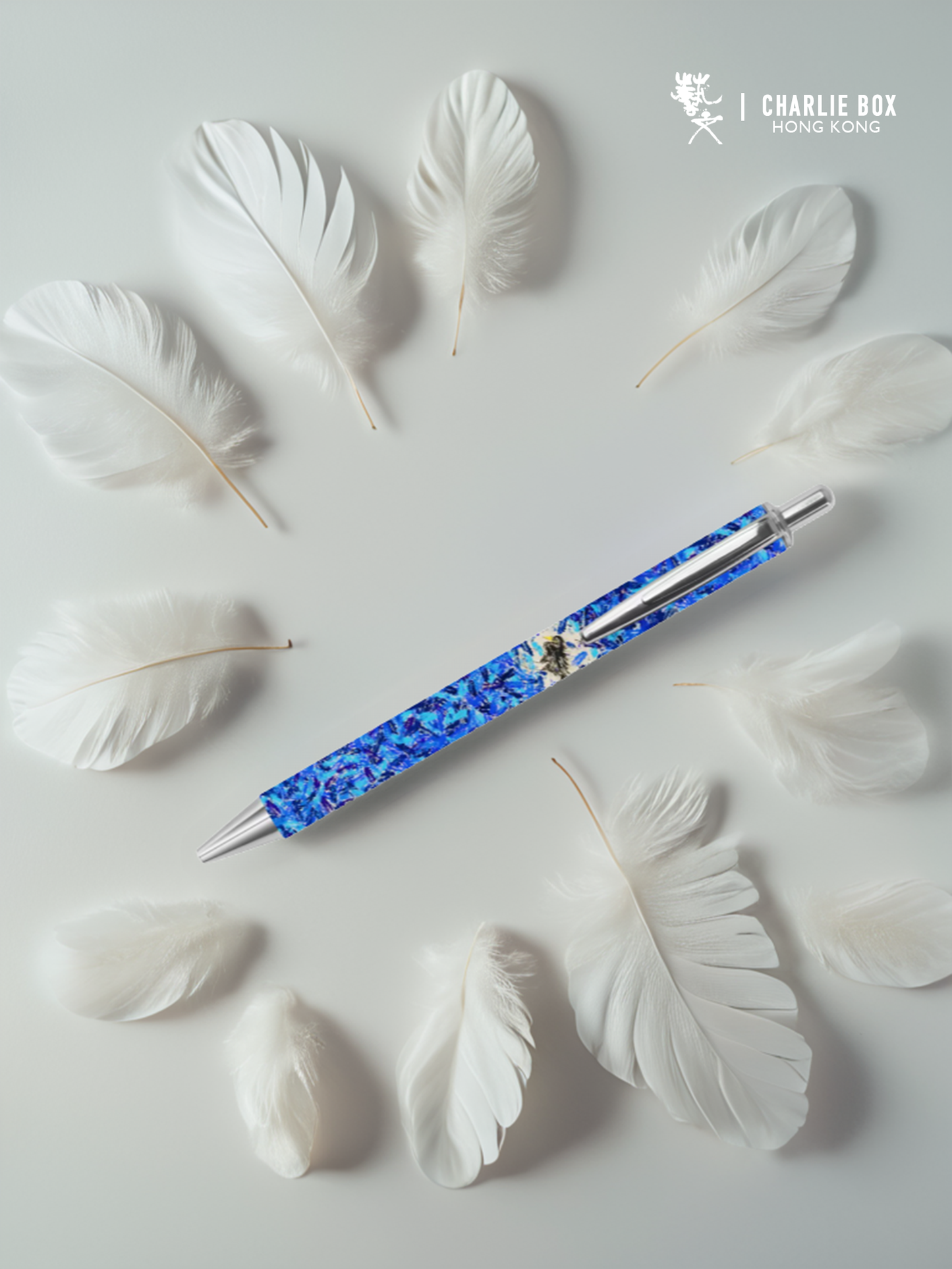 周藝文|日月星 《孤寂與繁華》金屬簽字筆 《Solitude and Prosperity》 metal signature pen