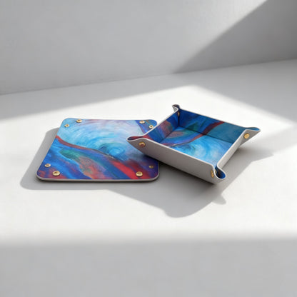 簡丹|日月星 《空洞》皮質收納折疊盤empty Phenomenon Vegan Leather Foldable Catchall Tray