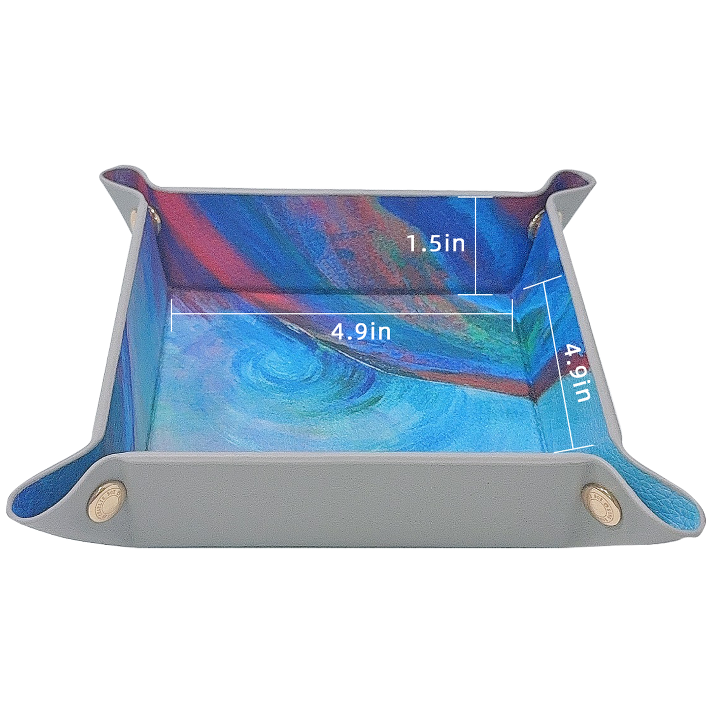 簡丹|日月星 《空洞》皮質收納折疊盤empty Phenomenon Vegan Leather Foldable Catchall Tray