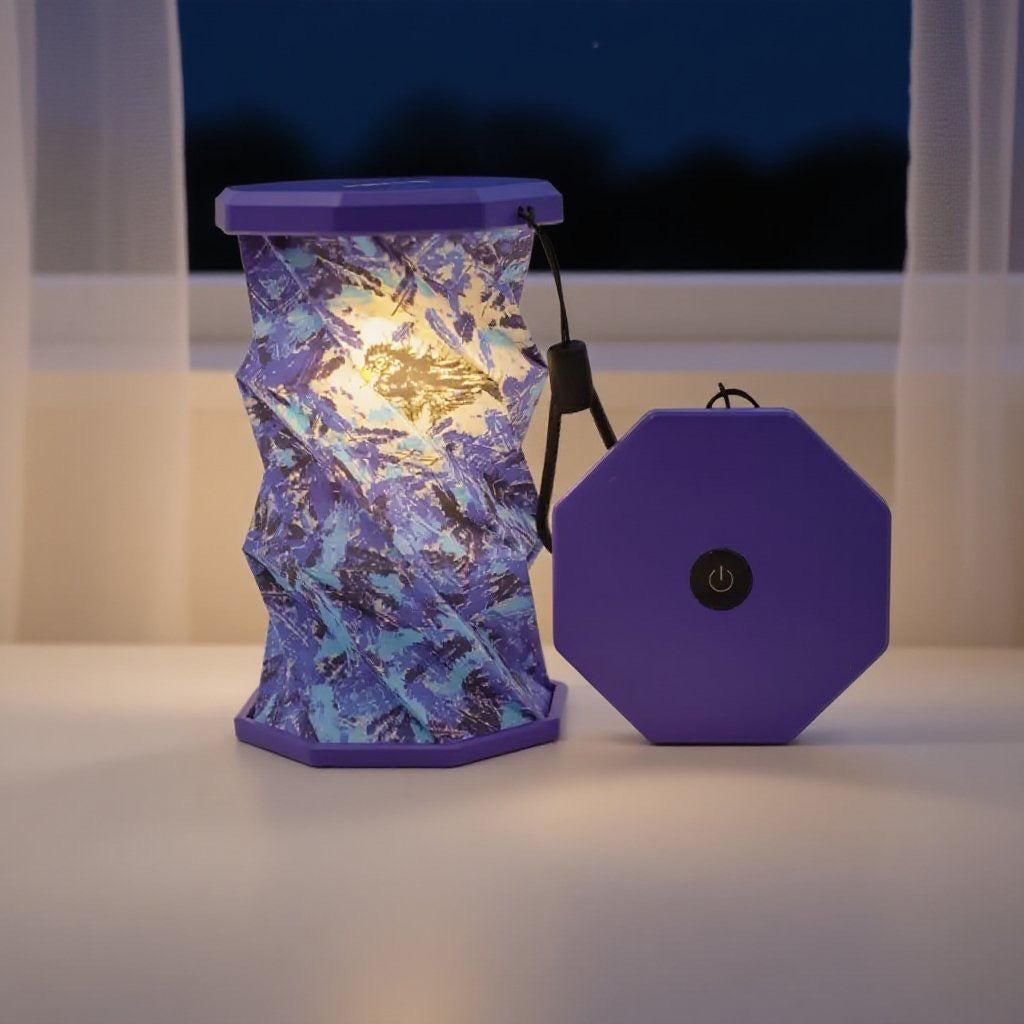 周藝文|日月星 《孤寂與繁華》迷你折疊燈Solitude And Prosperity Mini Folding Lamp