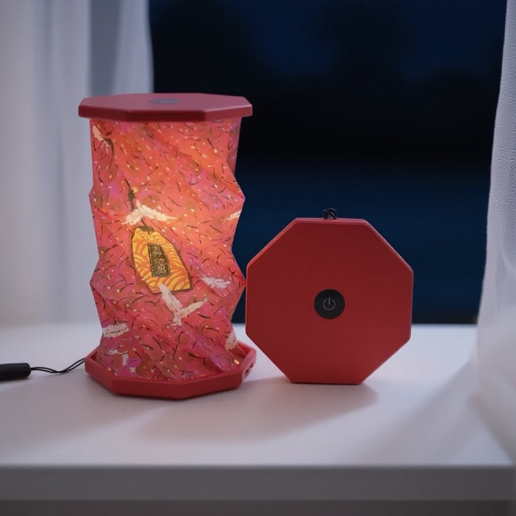周藝文|日月星 《吉祥如意》迷你折疊燈Amulet of Auspiciousness Mini Folding Lamp