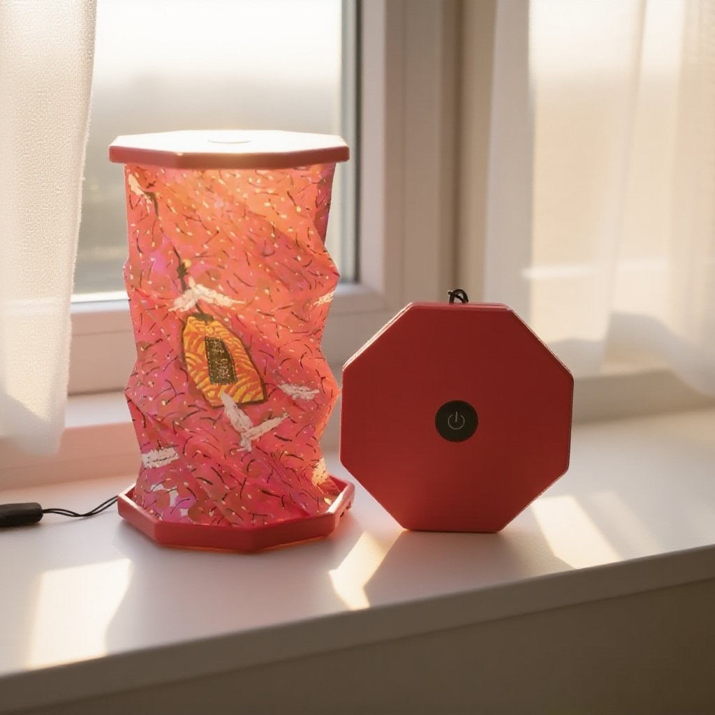周藝文|日月星 《吉祥如意》迷你折疊燈Amulet of Auspiciousness Mini Folding Lamp
