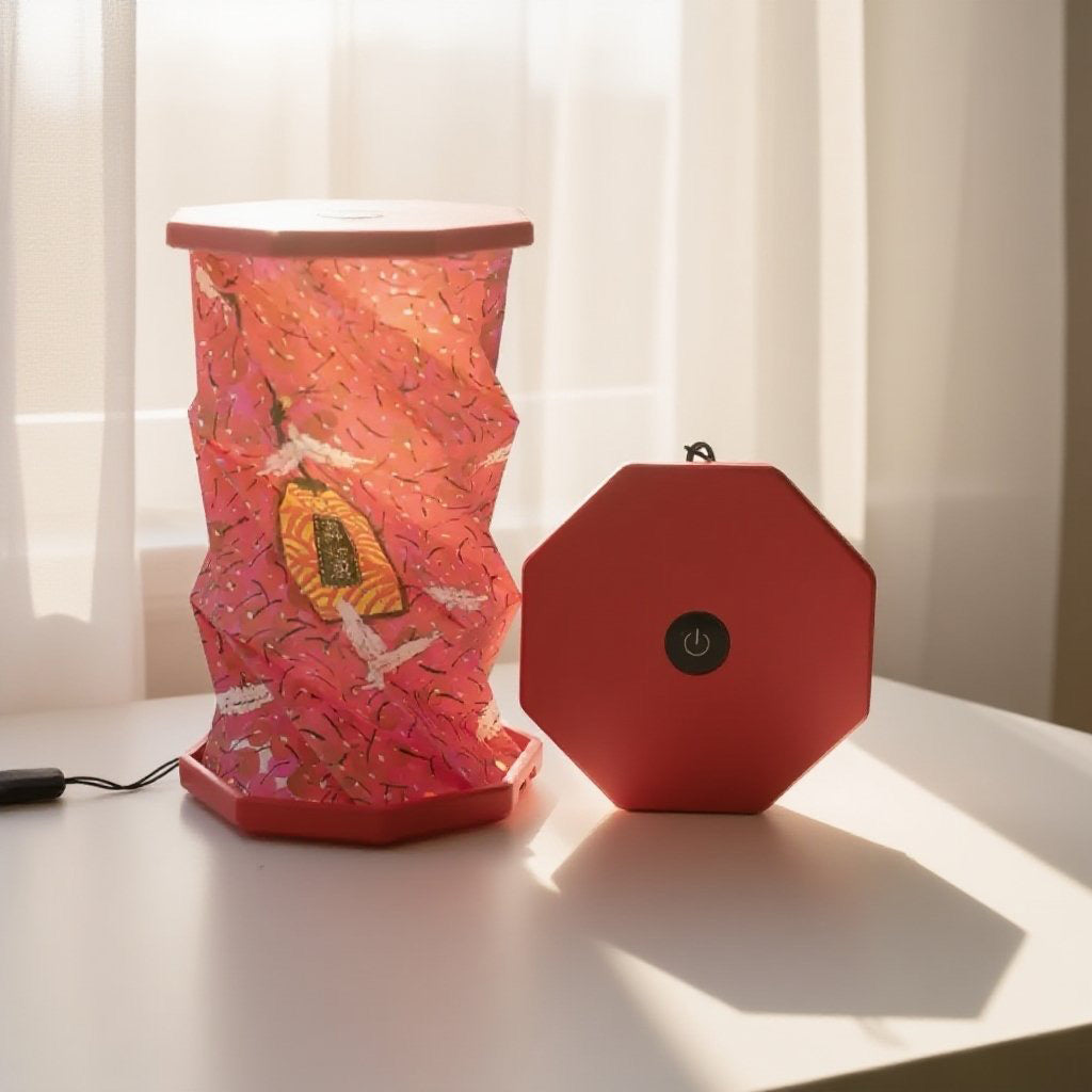 周藝文|日月星 《吉祥如意》迷你折疊燈Amulet of Auspiciousness Mini Folding Lamp