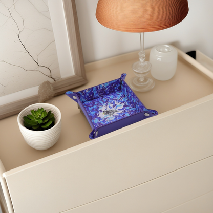 周藝文 |日月星《孤寂與繁華》迷你皮質收納折疊盤Solitude and Prosperity Mini Vegan Leather Foldable Catchall Tray