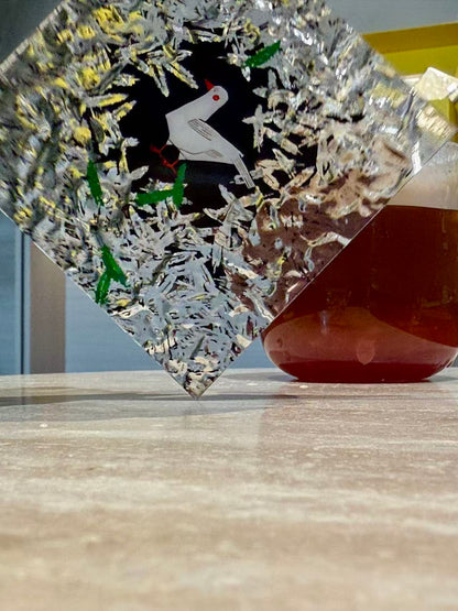 周藝文|日月星 《和平禮贊》聯名款亞克力杯墊 《Hymn to Peace》 Co-branded Artistic Coasters