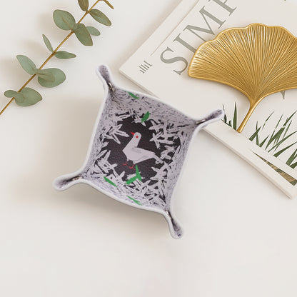 周藝文 |日月星《和平禮讚》迷你皮質收納折疊盤Hymn to Peace Mini Vegan Leather Foldable Catchall Tray