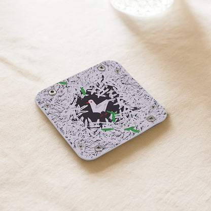 周藝文 |日月星《和平禮讚》迷你皮質收納折疊盤Hymn to Peace Mini Vegan Leather Foldable Catchall Tray