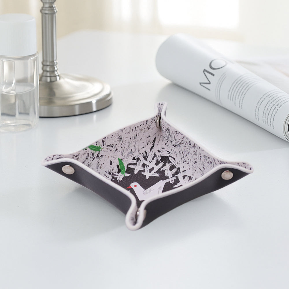 周藝文 |日月星《和平禮讚》迷你皮質收納折疊盤Hymn to Peace Mini Vegan Leather Foldable Catchall Tray