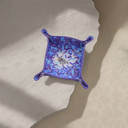 周藝文 |日月星《孤寂與繁華》迷你皮質收納折疊盤Solitude and Prosperity Mini Vegan Leather Foldable Catchall Tray