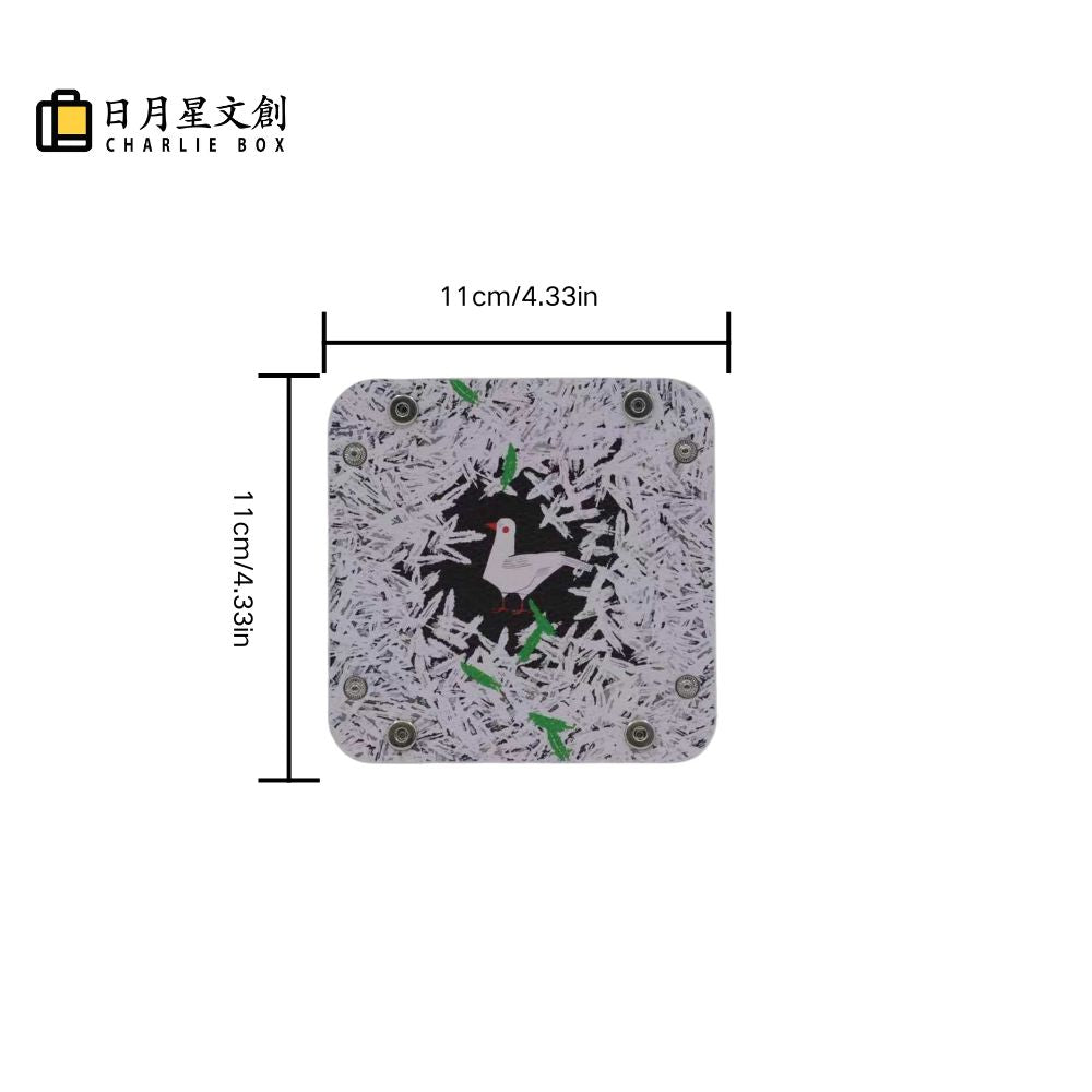 周藝文 |日月星《和平禮讚》迷你皮質收納折疊盤Hymn to Peace Mini Vegan Leather Foldable Catchall Tray