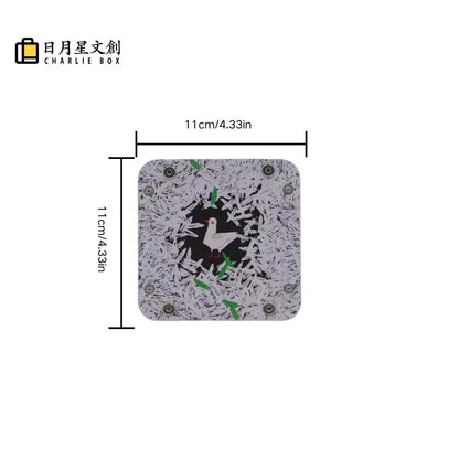 周藝文 |日月星《和平禮讚》迷你皮質收納折疊盤Hymn to Peace Mini Vegan Leather Foldable Catchall Tray