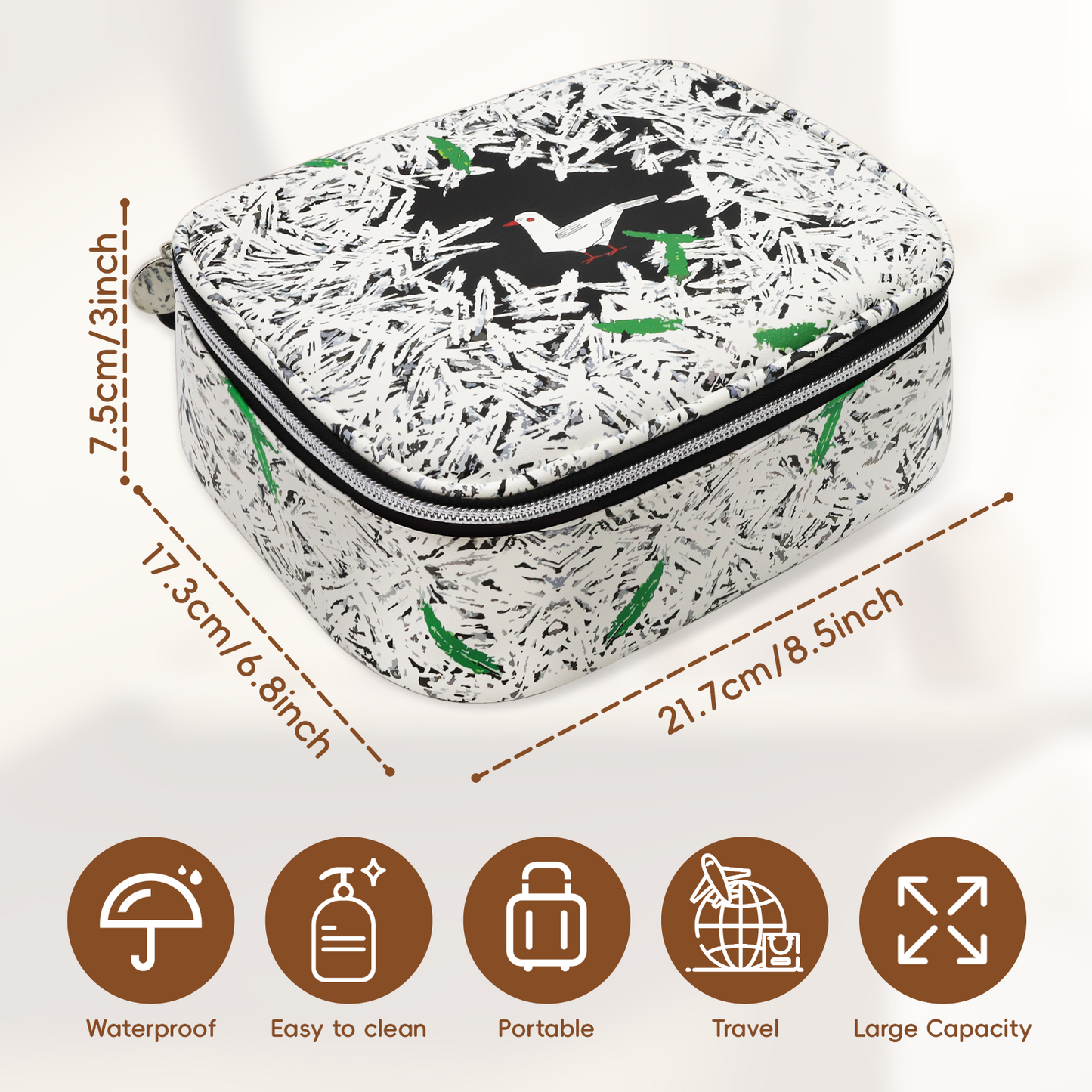 周藝文|日月星 《和平禮讚》收纳化妆包Hymn to Peace Cosmetic Organizer Bag