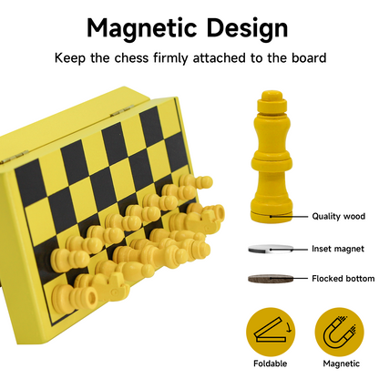【三合一折疊棋盤】3-in-1 Board Game Set