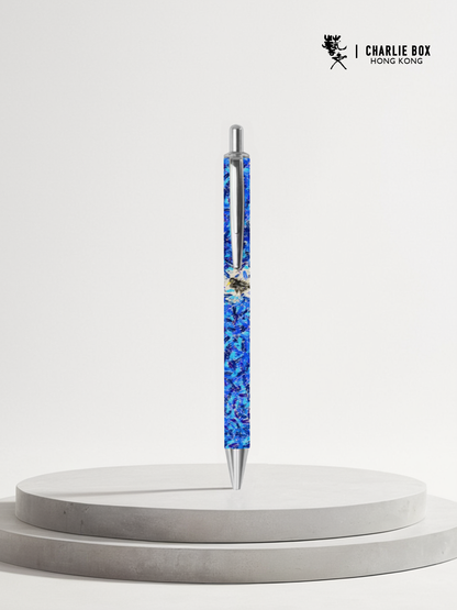 周藝文|日月星 《孤寂與繁華》金屬簽字筆 《Solitude and Prosperity》 metal signature pen