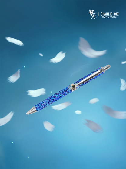 周藝文|日月星 《孤寂與繁華》金屬簽字筆 《Solitude and Prosperity》 metal signature pen