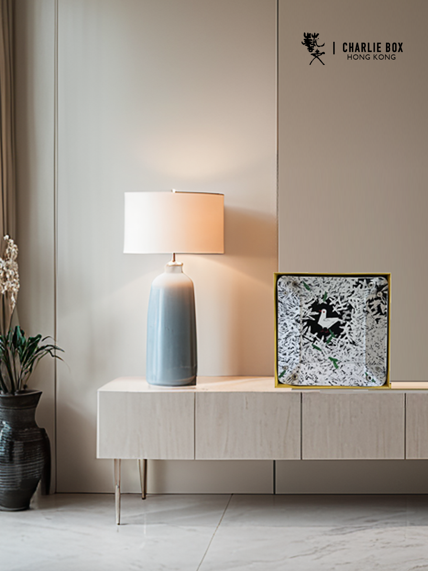 周藝文|日月星 《和平禮贊》皮質收納折疊盤Hymn to Peace Leather Vegan Foldable Catchall Tray