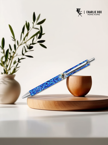 周藝文|日月星 《孤寂與繁華》金屬簽字筆 《Solitude and Prosperity》 metal signature pen