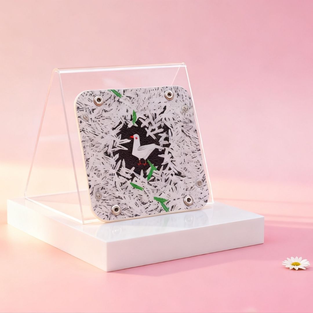 周藝文 |日月星《和平禮讚》迷你皮質收納折疊盤Hymn to Peace Mini Vegan Leather Foldable Catchall Tray