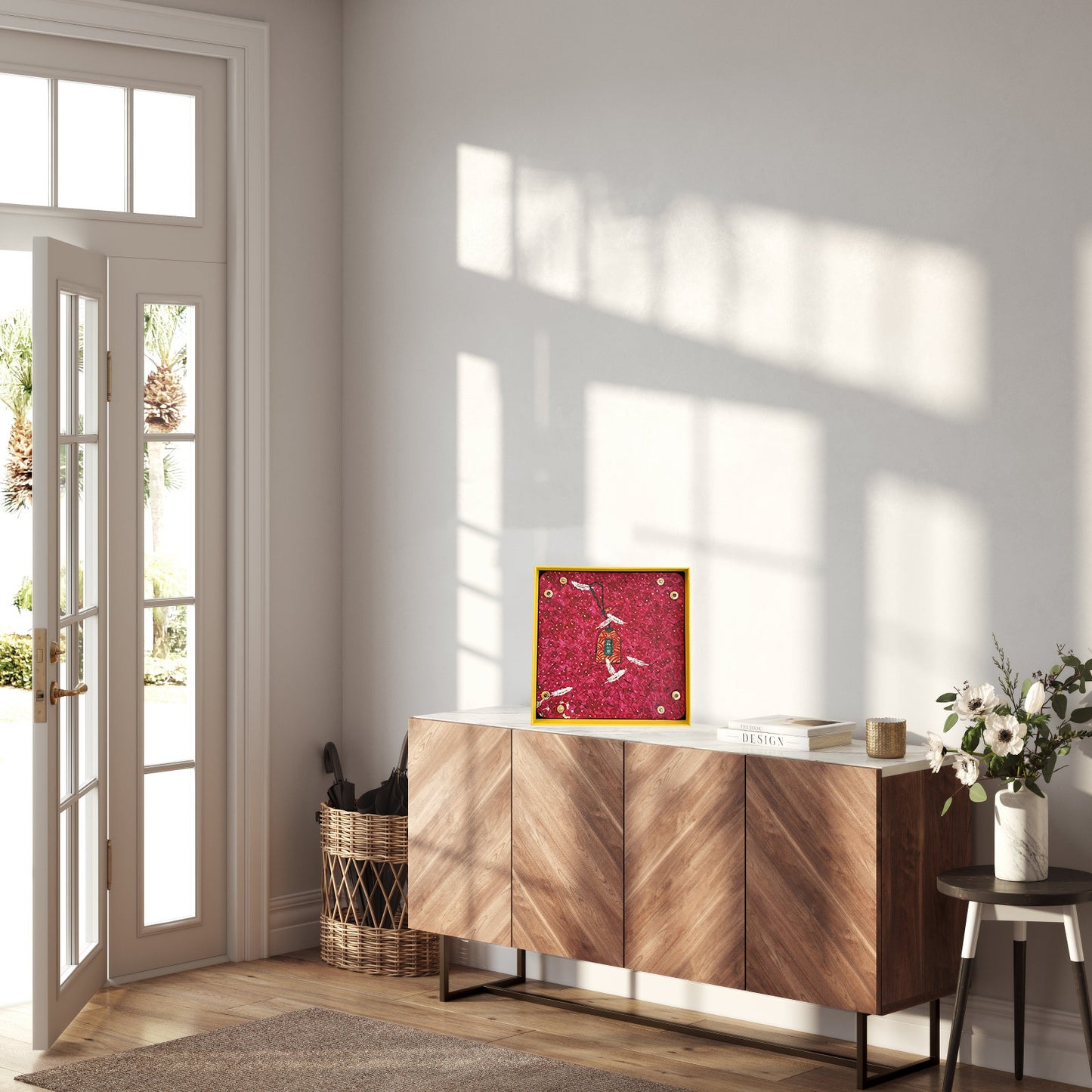 周藝文|日月星 《吉祥如意》皮質收納折疊盤 Amulet of Auspiciousness Vegan Leather Foldable Catchall Tray